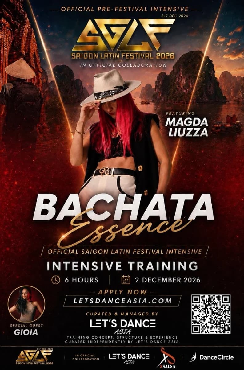 Bachata Essence – Saigon Ho Chi Minh City Salsa Festival | Saigon Latin Festival 2026 pre-festival bachata intensive